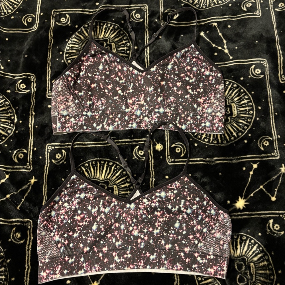 Lot of 2 Pink Victoria’s Secret Sports Bras